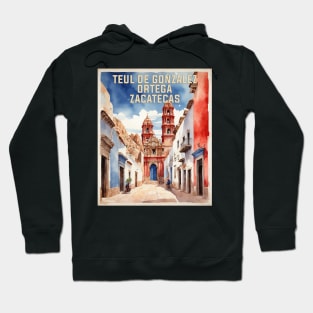 Teul de Gonzalez Ortega Zacatecas Mexico Vintage Tourism Travel Hoodie